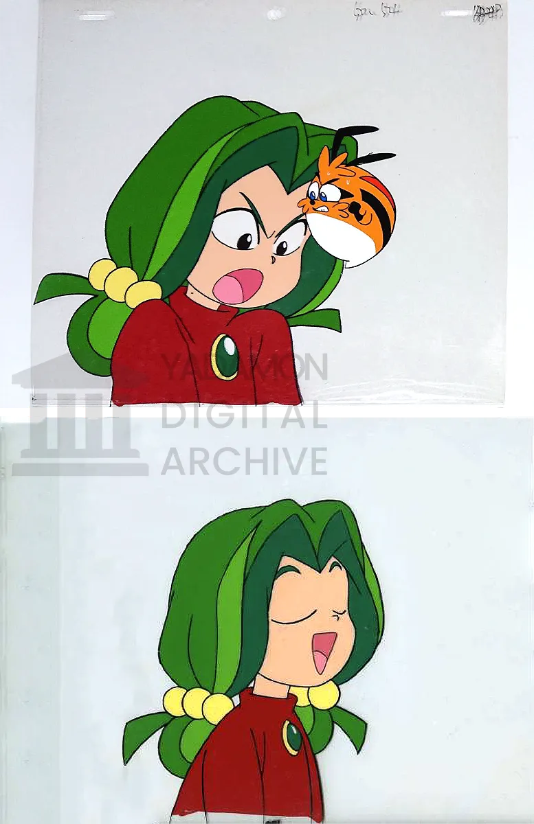 ヤダモン セル画。Painted animation cel
