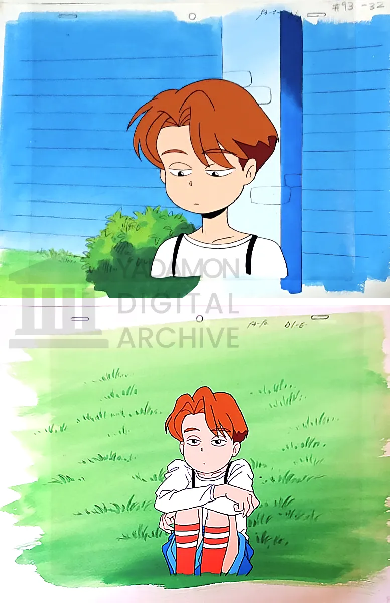 ヤダモン セル画。Painted animation cel